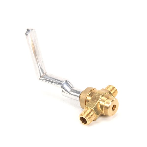 Town Food Service 1/2M X 1/2M NPT Brass Gas Valve 226104M - main